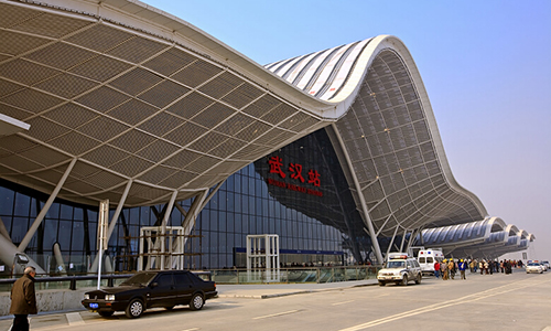 使用地源热泵供暖的武汉火车站